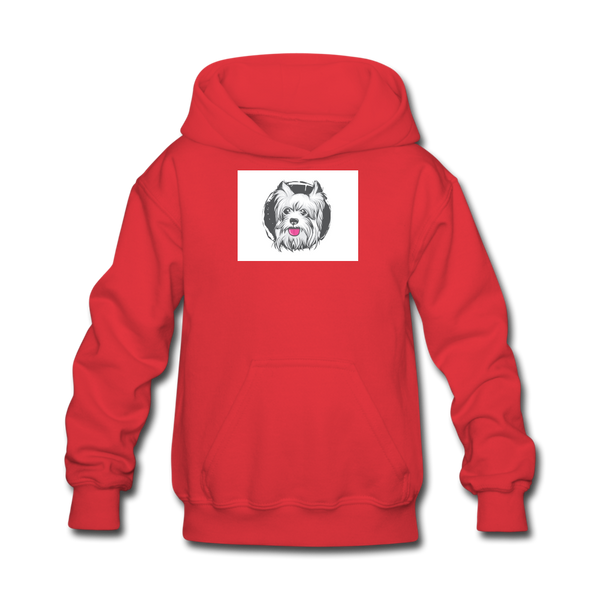 Westie Terrier Kids' Hoodie - red