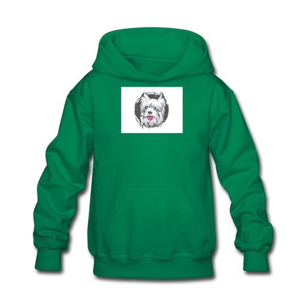 Westie Terrier Kids' Hoodie - kelly green