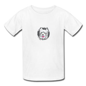 Westie Terrier Kids' T-Shirt - white