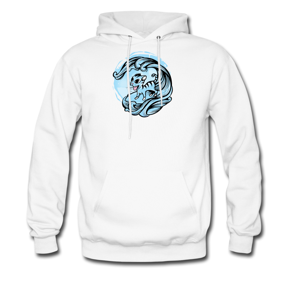 Surf's Up Men's Hoodie - white