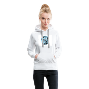 Surf's Up Women’s Premium Hoodie - white