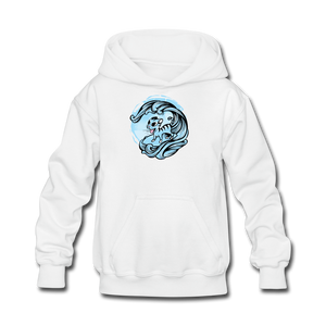 Surf's Up Kids' Hoodie - white