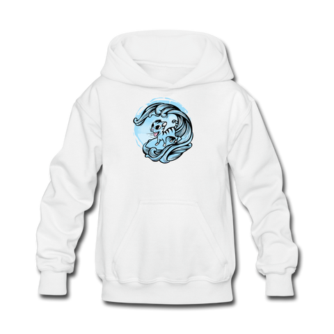Surf's Up Kids' Hoodie - white
