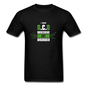 I Have O.C.D Obsessive Cat Disorder Men's T-Shirt - black