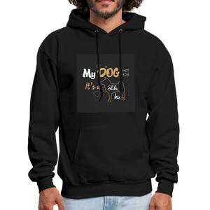 My Dog Is Not a Fox It's a Shiba Inu Men's Hoodie - black