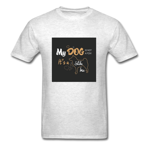 My Dog Is Not a Fox It's a Shiba Inu Men's T-Shirt - light heather gray