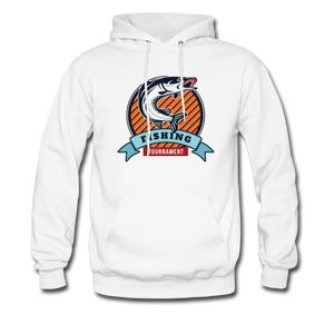 Fishing Tournament Men's Hoodie - white