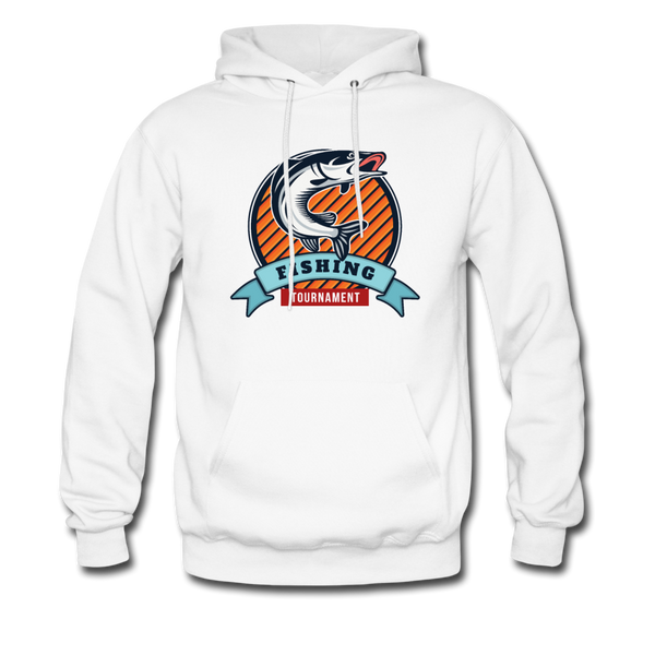 Fishing Tournament Men's Hoodie - white