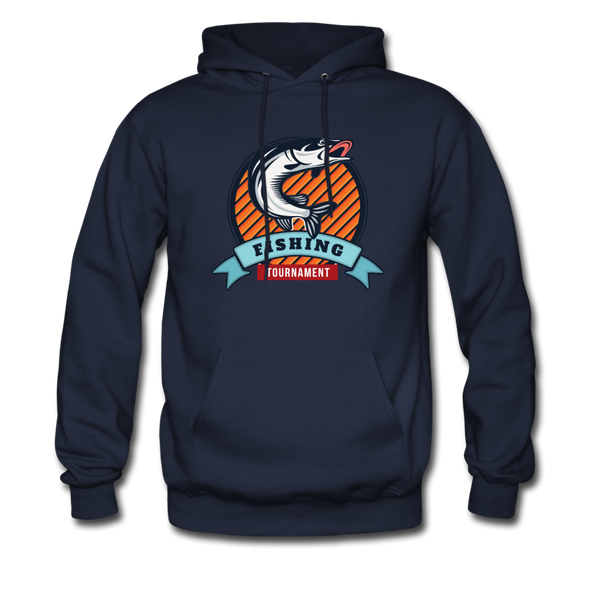 Fishing Tournament Men's Hoodie - navy