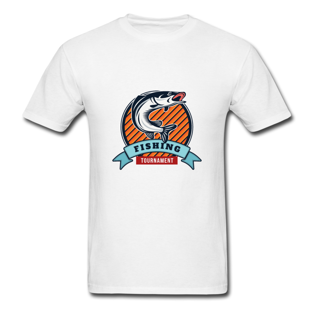 Fishing Tournament Men's T-Shirt - white