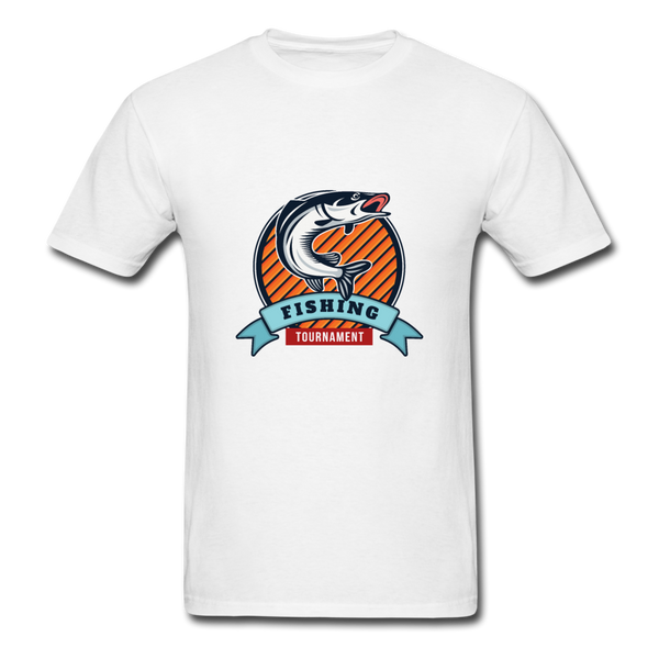 Fishing Tournament Men's T-Shirt - white