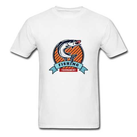 Fishing Tournament Men's T-Shirt - white