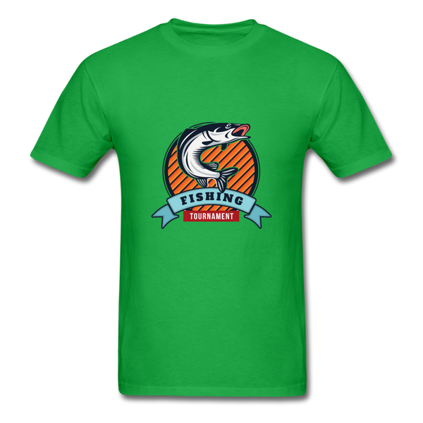 Fishing Tournament Men's T-Shirt - bright green