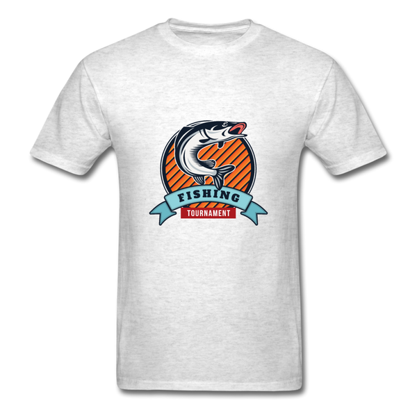 Fishing Tournament Men's T-Shirt - light heather gray