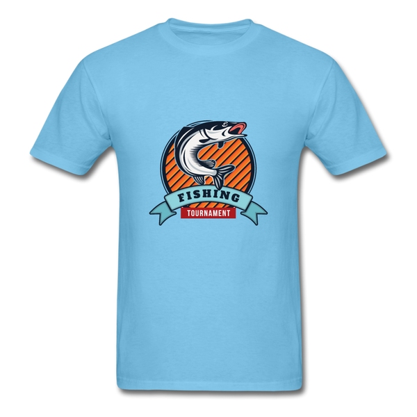 Fishing Tournament Men's T-Shirt - aquatic blue