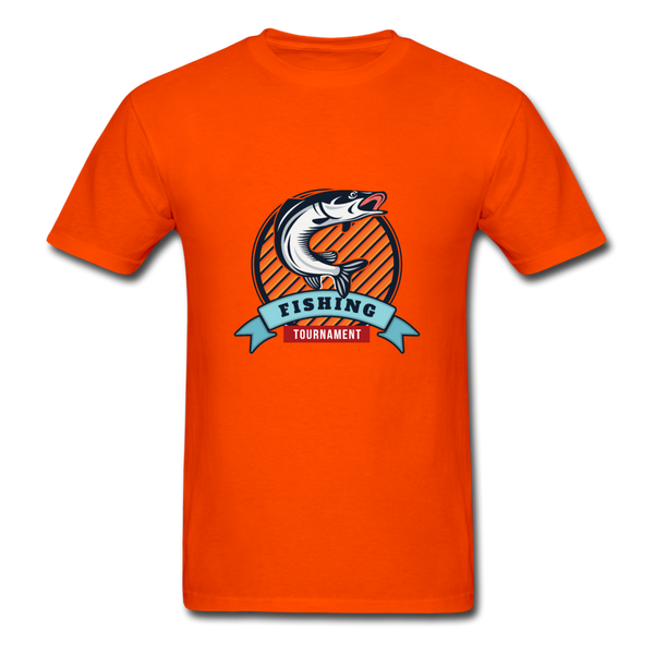 Fishing Tournament Men's T-Shirt - orange