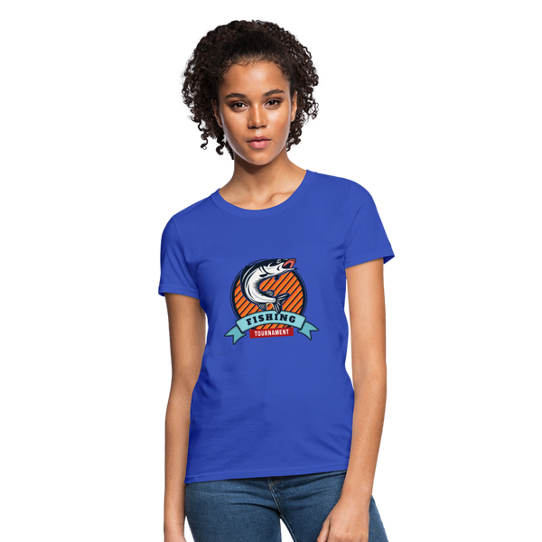 Fishing Tournament Women's T-Shirt - royal blue