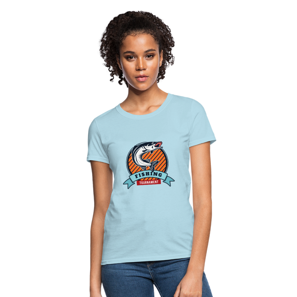 Fishing Tournament Women's T-Shirt - powder blue