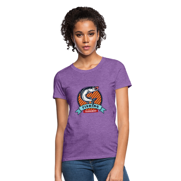 Fishing Tournament Women's T-Shirt - purple heather