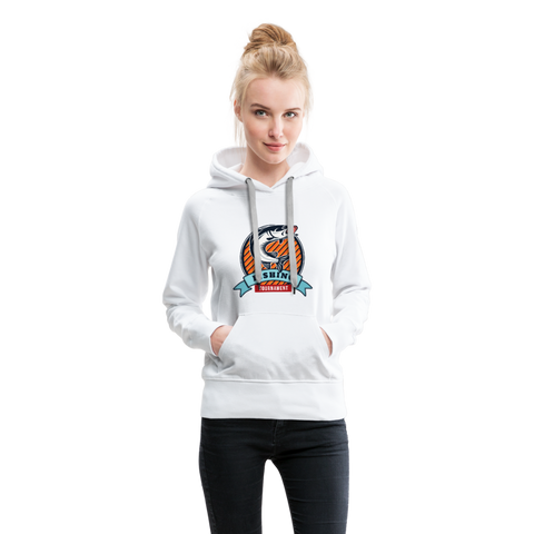 Fishing Tournament Women’s Premium Hoodie - white