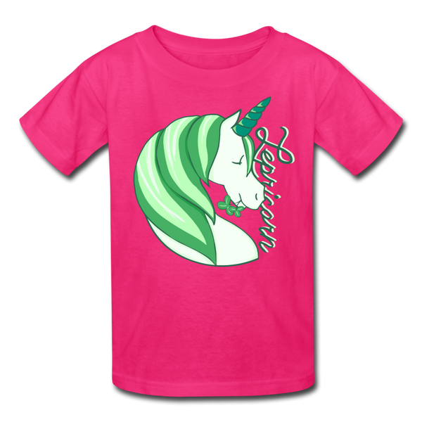 Lepricorn Kids' T-Shirt - fuchsia