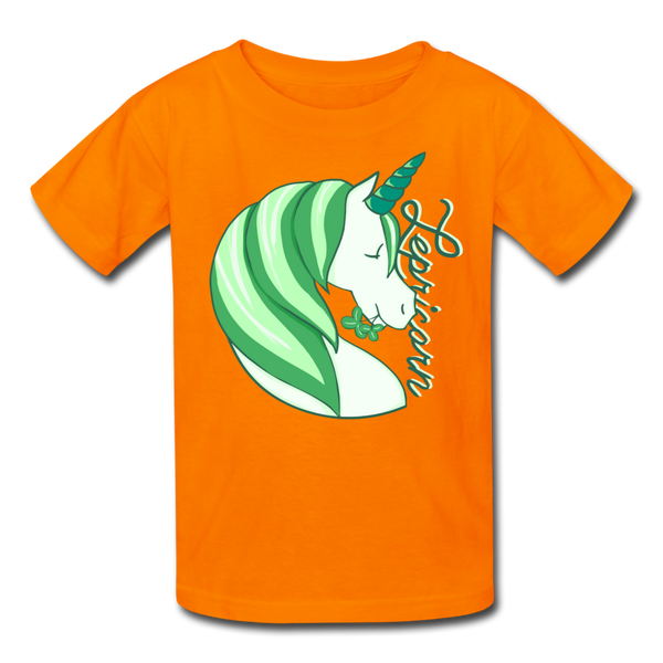 Lepricorn Kids' T-Shirt - orange