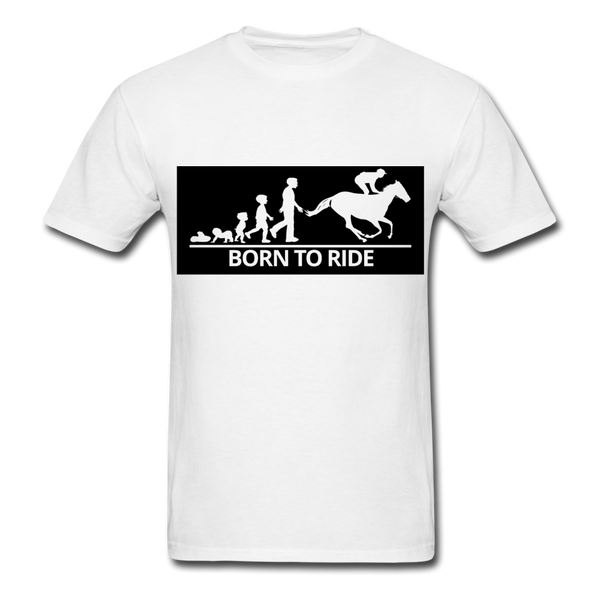 Born To Ride Men's T-Shirt - white