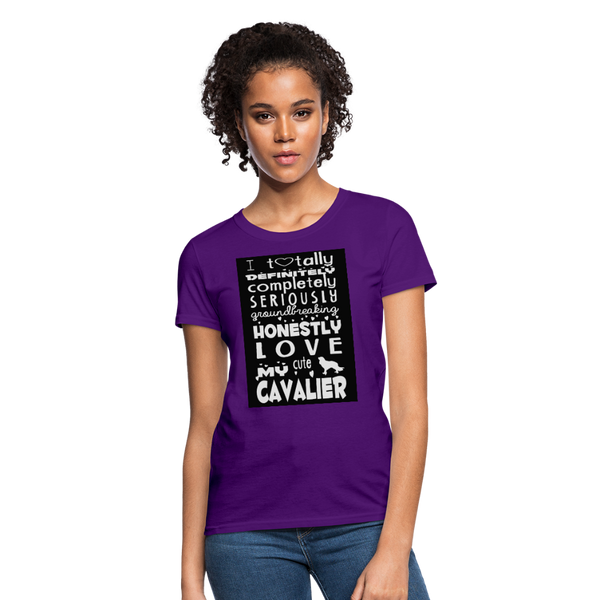 Love My Cavalier Women's T-Shirt - purple