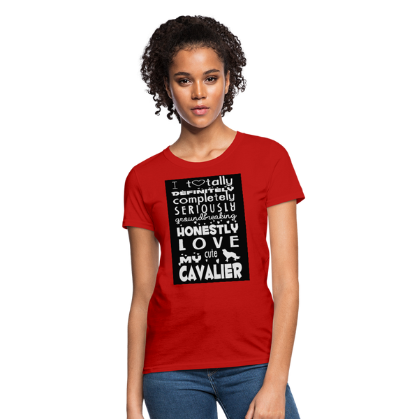 Love My Cavalier Women's T-Shirt - red