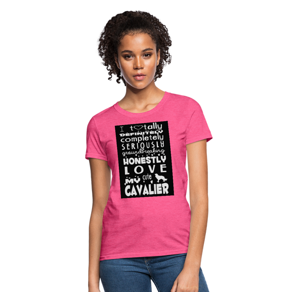 Love My Cavalier Women's T-Shirt - heather pink