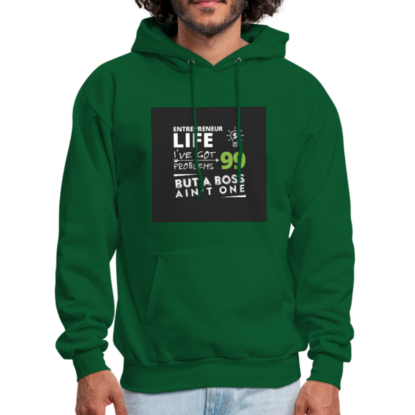 Entrepreneur Life Men's Hoodie - forest green