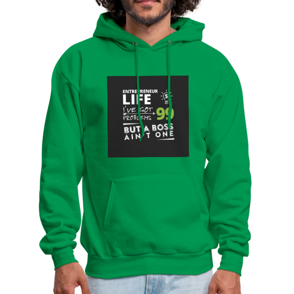 Entrepreneur Life Men's Hoodie - kelly green