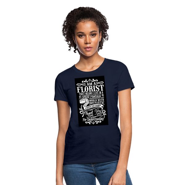 I Am A Florist Women's T-Shirt - navy