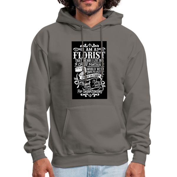 I Am A Florist Men's Hoodie - asphalt gray