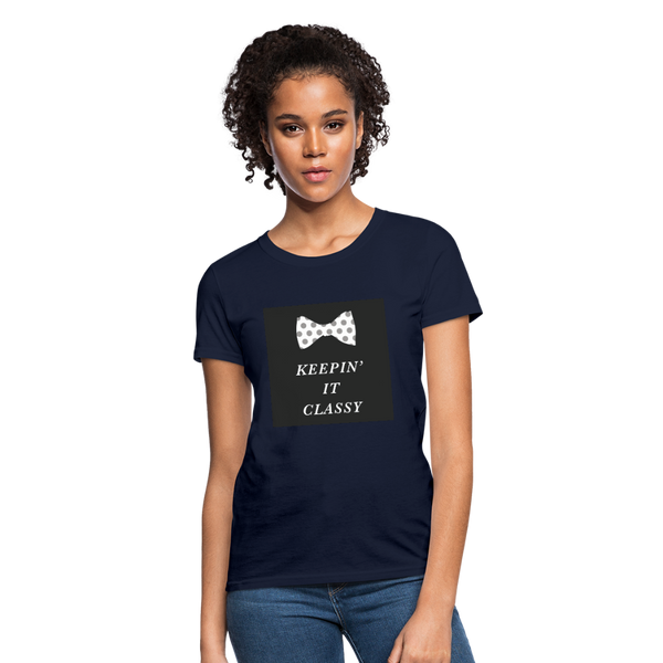 Keepin' It Classy Women's T-Shirt - navy