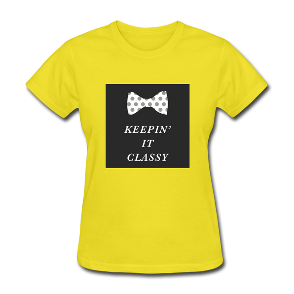 Keepin' It Classy Women's T-Shirt - yellow