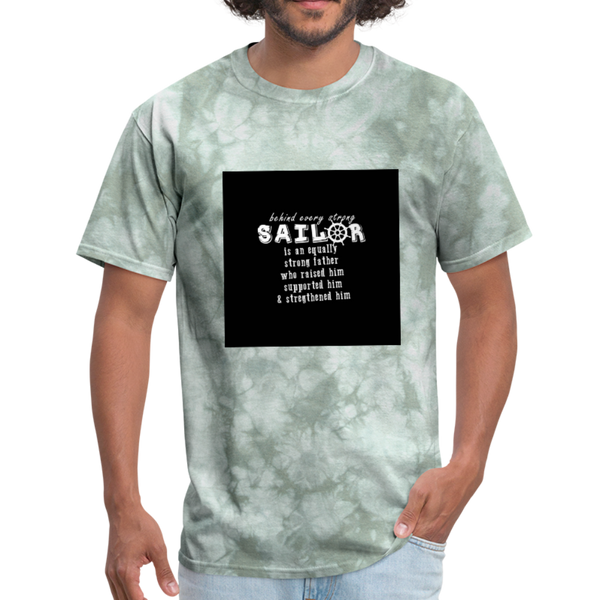 Sailor Men's T-Shirt - military green tie dye