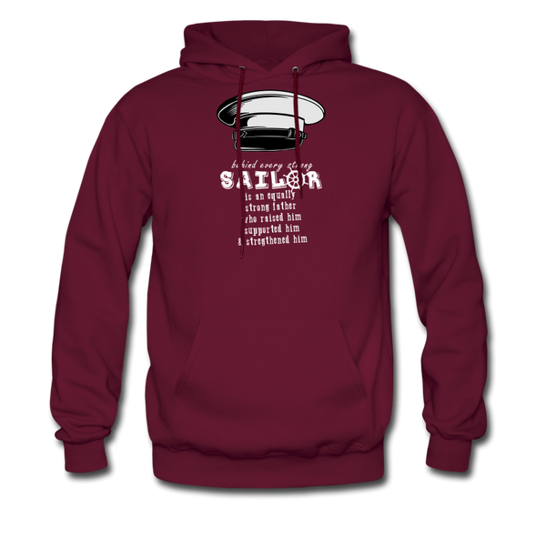Sailor Men's Hoodie - burgundy