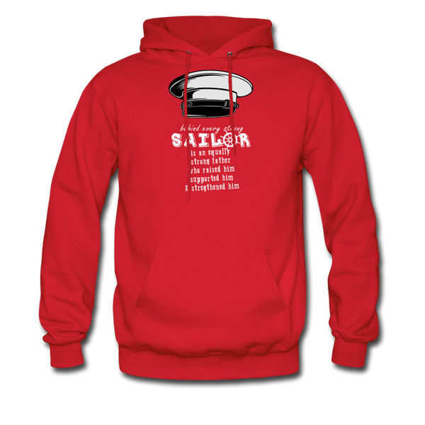 Sailor Men's Hoodie - red