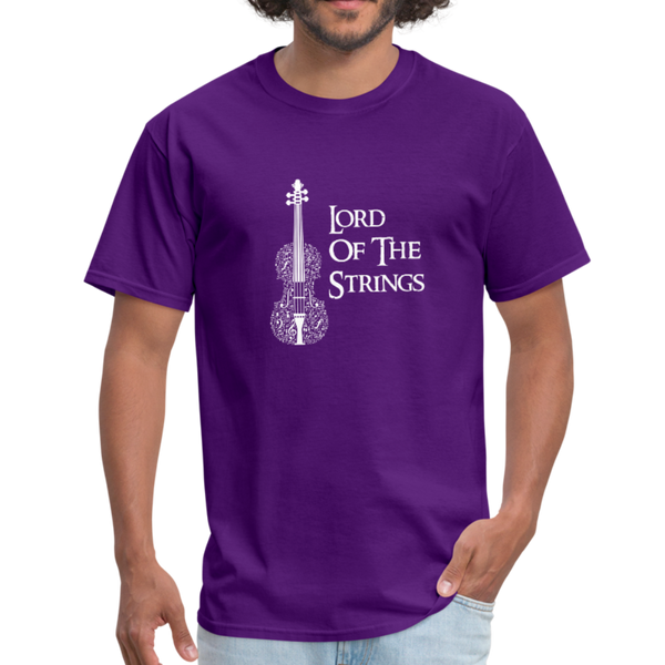 Lord Of The Strings Men's T-Shirt - purple