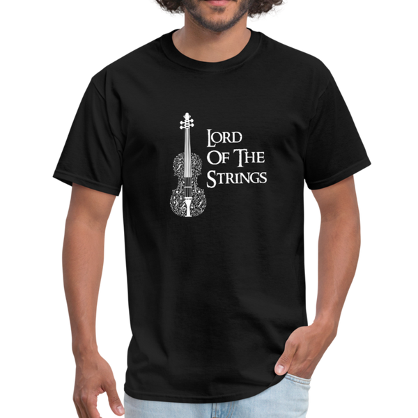 Lord Of The Strings Men's T-Shirt - black