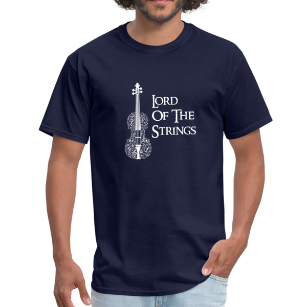 Lord Of The Strings Men's T-Shirt - navy