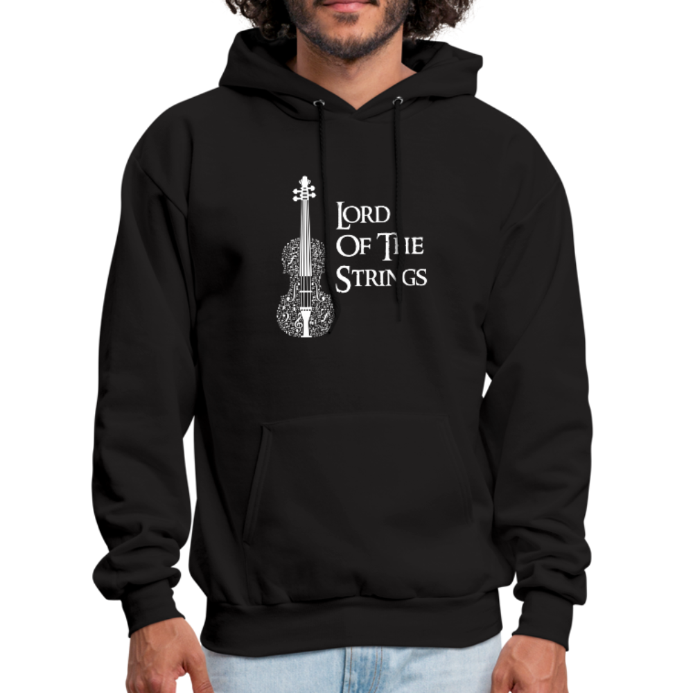 Lord Of The Strings Men's Hoodie - black