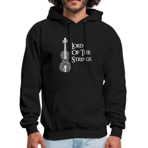 Lord Of The Strings Men's Hoodie - black