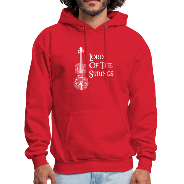 Lord Of The Strings Men's Hoodie - red