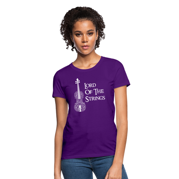 Lord Of The Strings Women's T-Shirt - purple