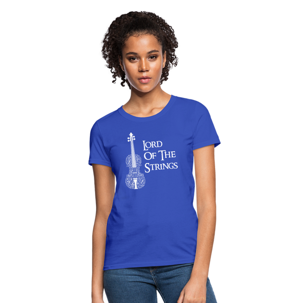 Lord Of The Strings Women's T-Shirt - royal blue