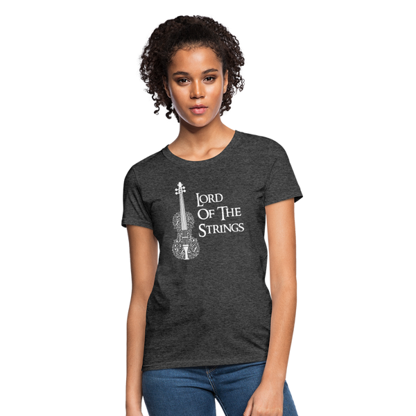 Lord Of The Strings Women's T-Shirt - heather black