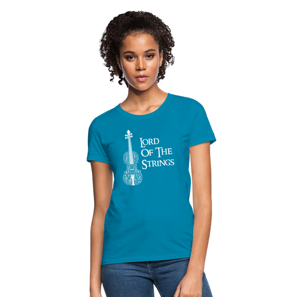 Lord Of The Strings Women's T-Shirt - turquoise