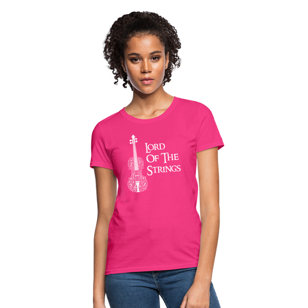 Lord Of The Strings Women's T-Shirt - fuchsia